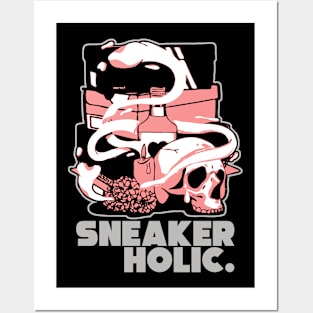 Sneaker Holic Bleached Coral Posters and Art